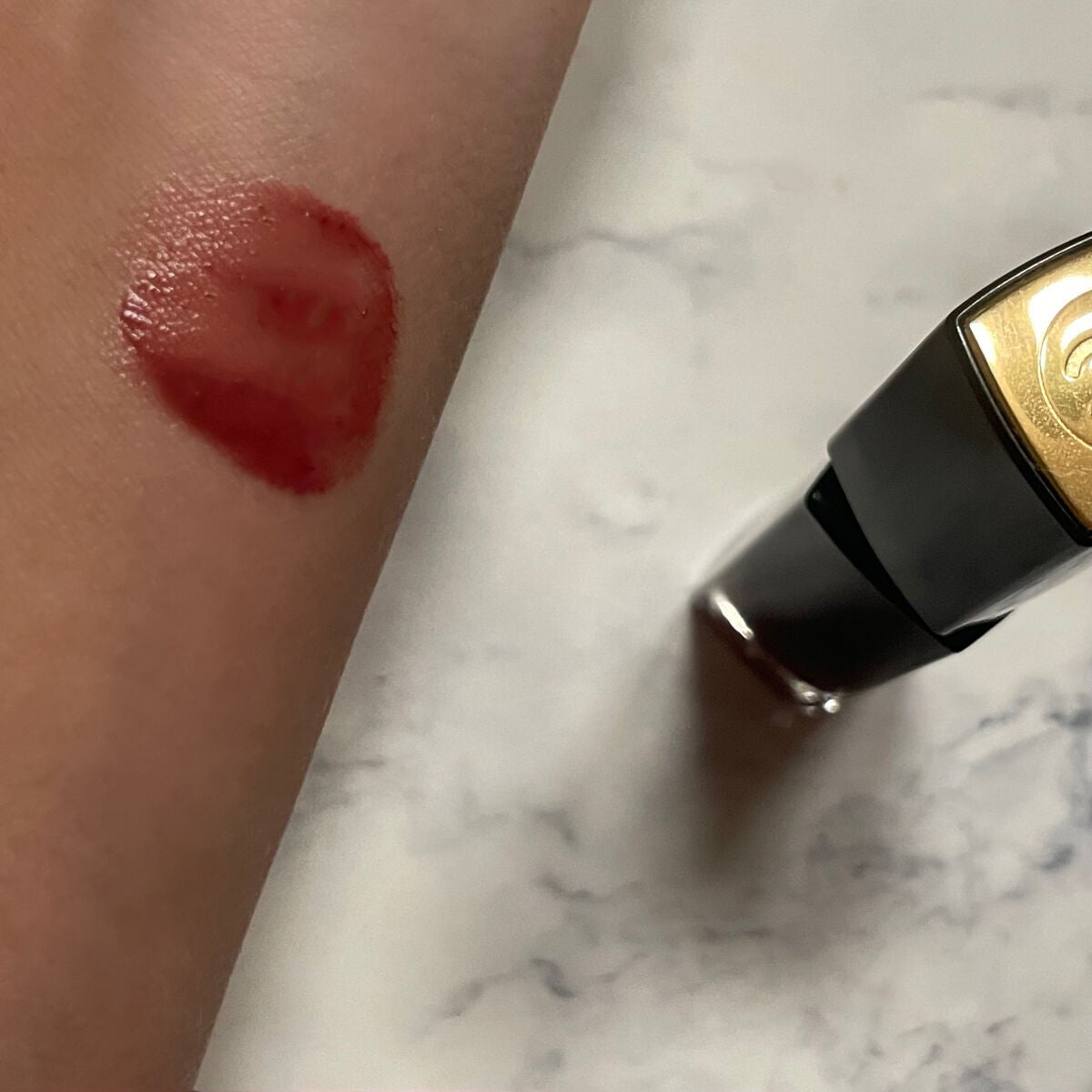 ルージュ アリュール ラック/CHANEL/口紅を使ったクチコミ(3枚目)