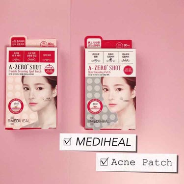 MEDIHEAL A-zero Shot Trouble Dressing Spot Patchのクチコミ「シートマスクで有名なメディヒールのニキビパッチ👩🏻‍⚕️

ニキビ跡にならないようにケアしなが.....」（1枚目）