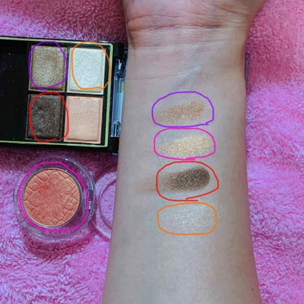 スキニーリッチシャドウ/excel/アイシャドウパレットを使ったクチコミ(3枚目)