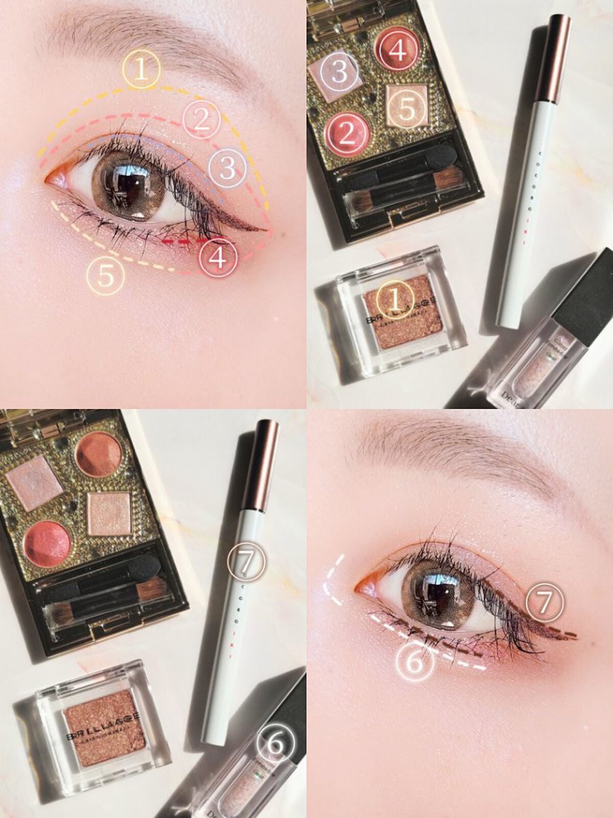 エレガンス ヌーヴェル アイズ/Elégance/アイシャドウパレットを使ったクチコミ(4枚目)