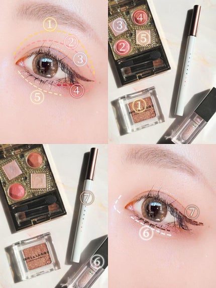 エレガンス ヌーヴェル アイズ/Elégance/アイシャドウパレットを使ったクチコミ(4枚目)