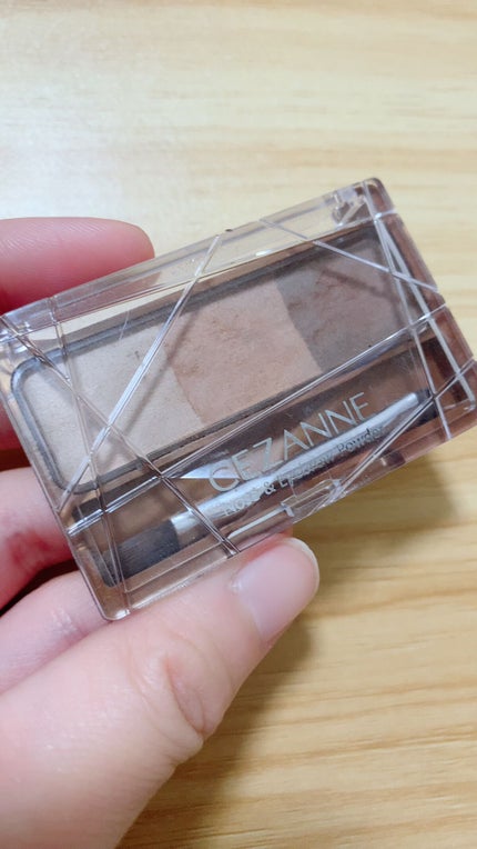 ノーズ&アイブロウパウダー/CEZANNE/パウダーアイブロウを使ったクチコミ(1枚目)