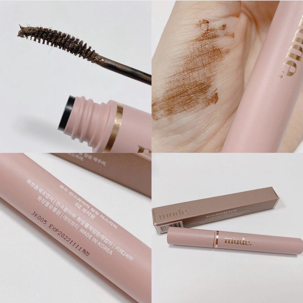 MD インスパイアロングラッシュ カーリングマスカラ/mude./マスカラを使ったクチコミ（2枚目）