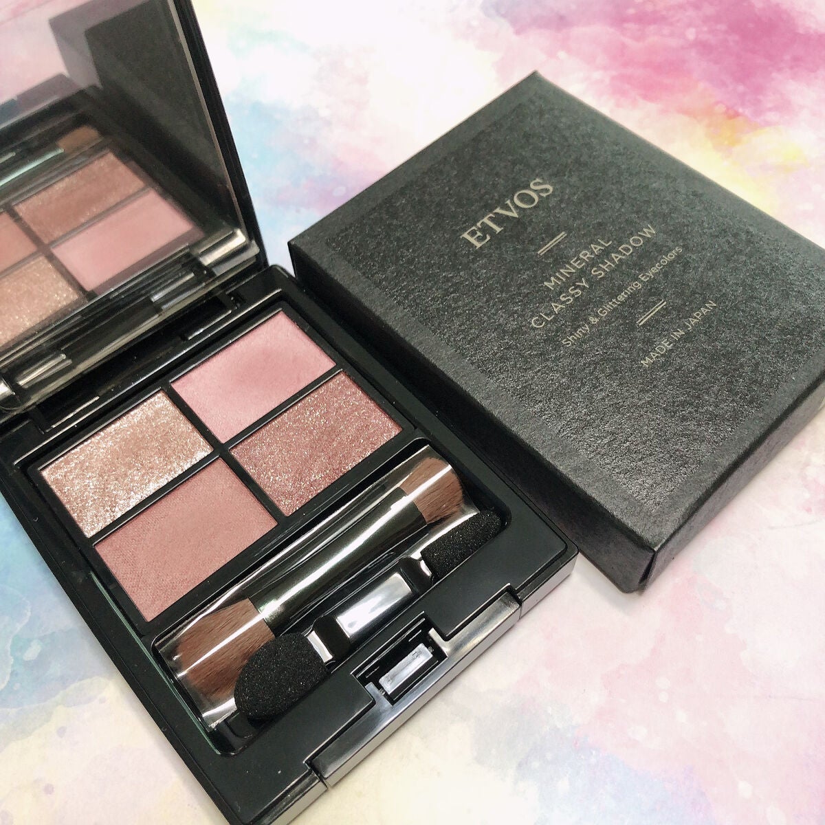 ミネラルクラッシィシャドー/エトヴォス/アイシャドウパレットを使ったクチコミ(4枚目)