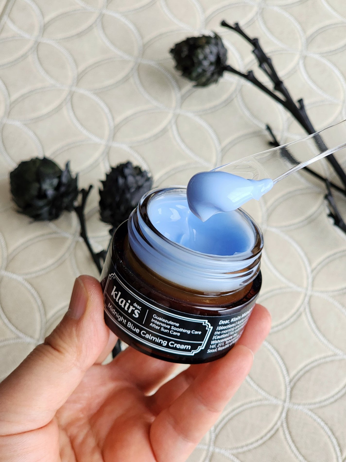 ミッドナイトブルーカーミングクリーム/Klairs/フェイスクリームを使ったクチコミ(1枚目)