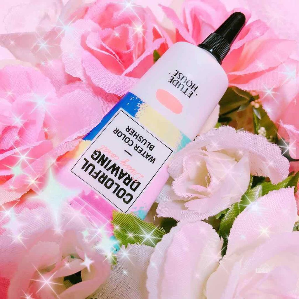 カラフルドローイング ウォーターカラーチーク/ETUDE/リキッドチークを使ったクチコミ（2枚目）