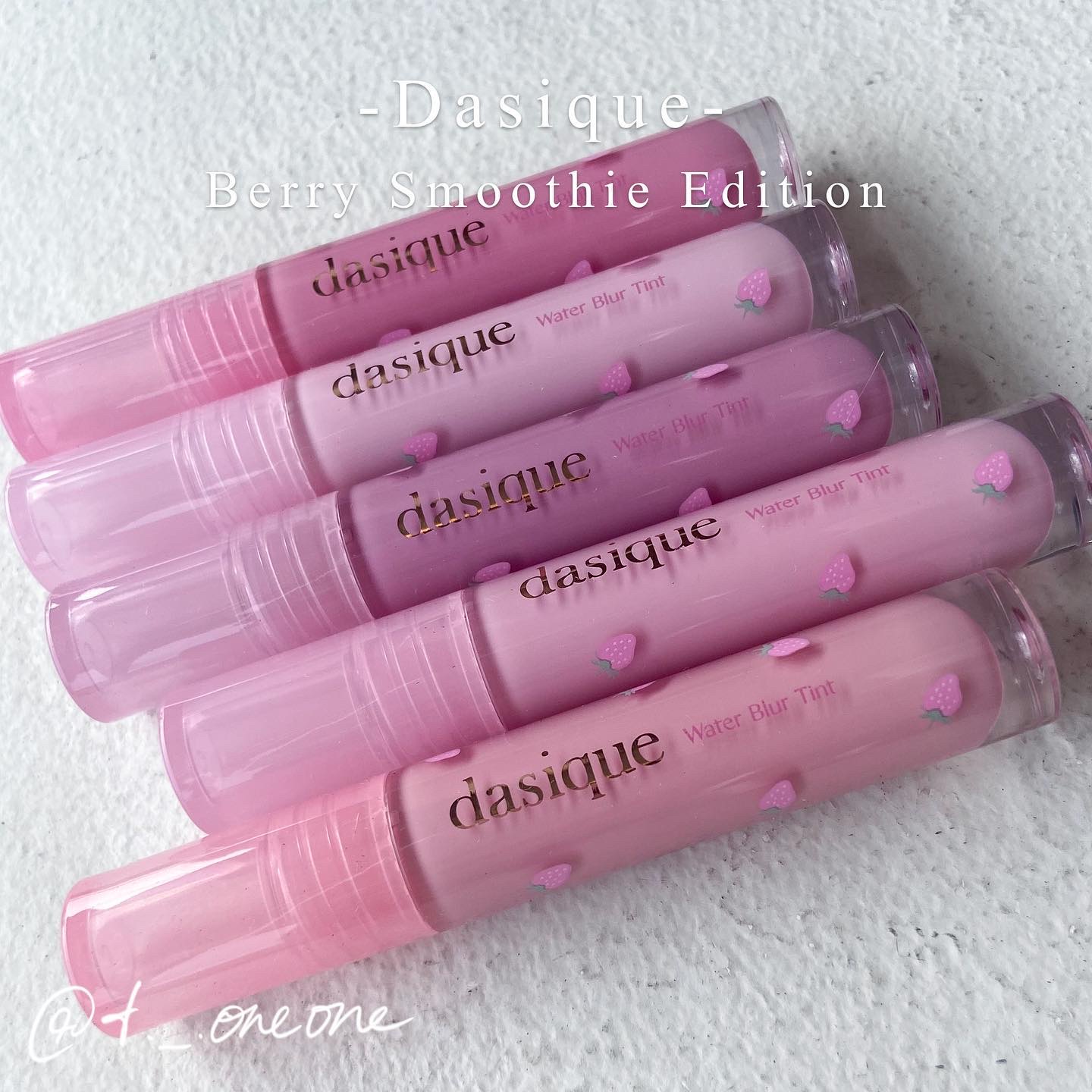 ウォーターブラーティント/dasique/リップティントを使ったクチコミ（1枚目）