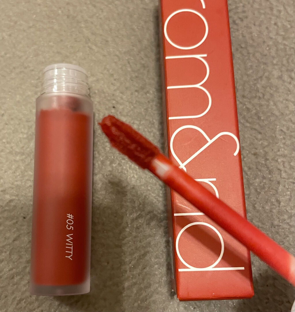 ゼロベルベットティント/rom&nd/リップティントを使ったクチコミ（2枚目）