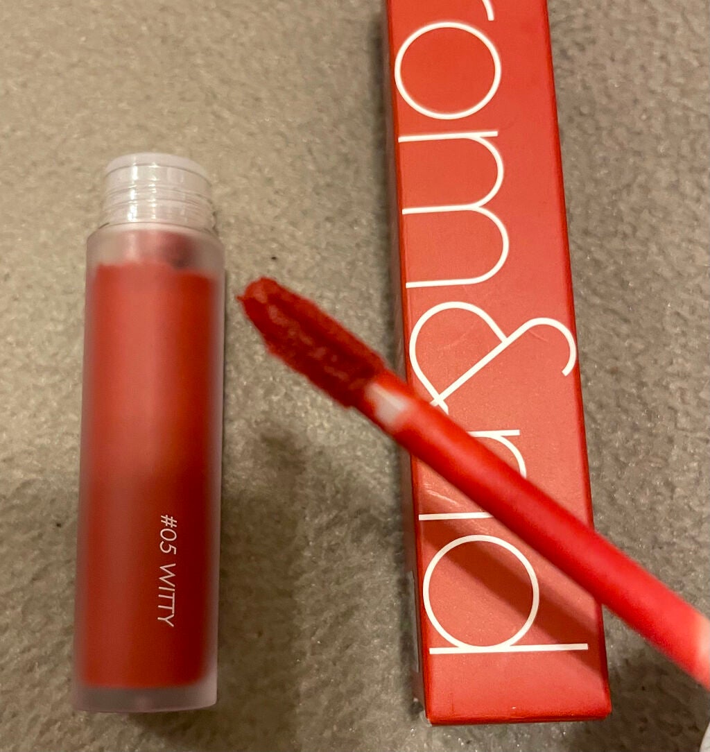 ゼロベルベットティント/rom&nd/リップティントを使ったクチコミ(2枚目)