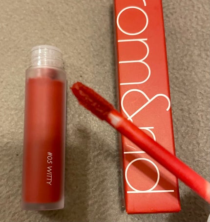 ゼロベルベットティント/rom&nd/リップティントを使ったクチコミ(2枚目)