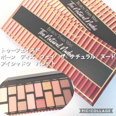 ボーン ディス ウェイ ザ ナチュラル ヌード アイシャドウ パレット/Too Faced/アイシャドウパレットを使ったクチコミ（1枚目）