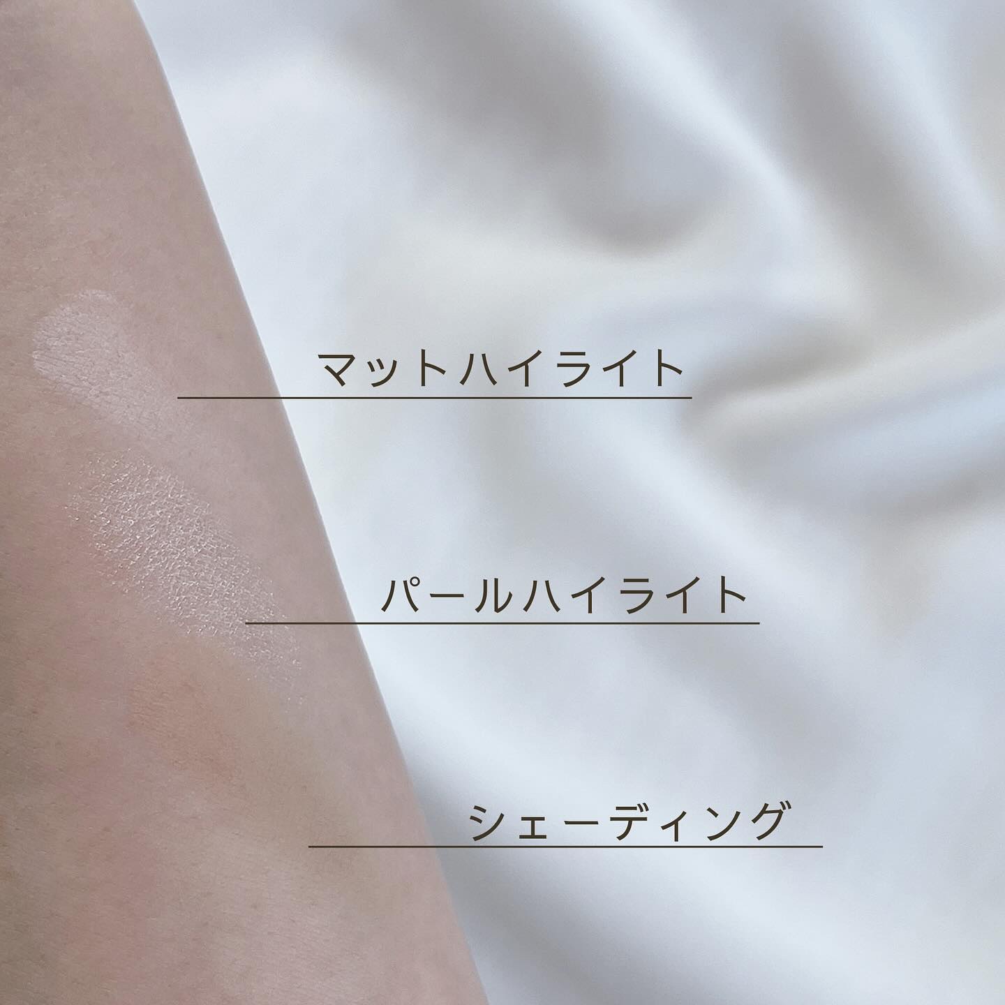 ハイライトシェーディングパレット/TIMAGE/パウダーハイライトを使ったクチコミ（3枚目）