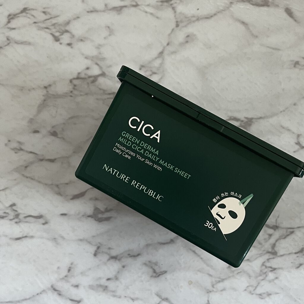 グリーンダーマCICA デイリーシートマスク/ネイチャーリパブリック/シートマスク・パックを使ったクチコミ（2枚目）