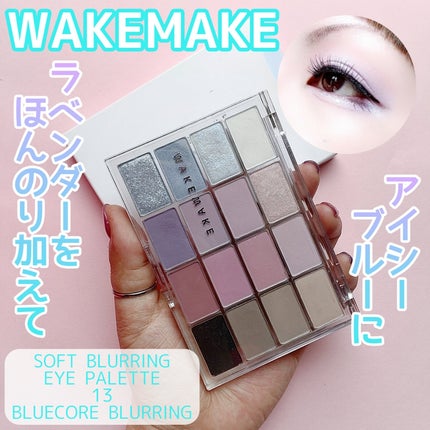 ソフトブラーリングアイパレット/wakemake/アイシャドウパレットを使ったクチコミ(1枚目)
