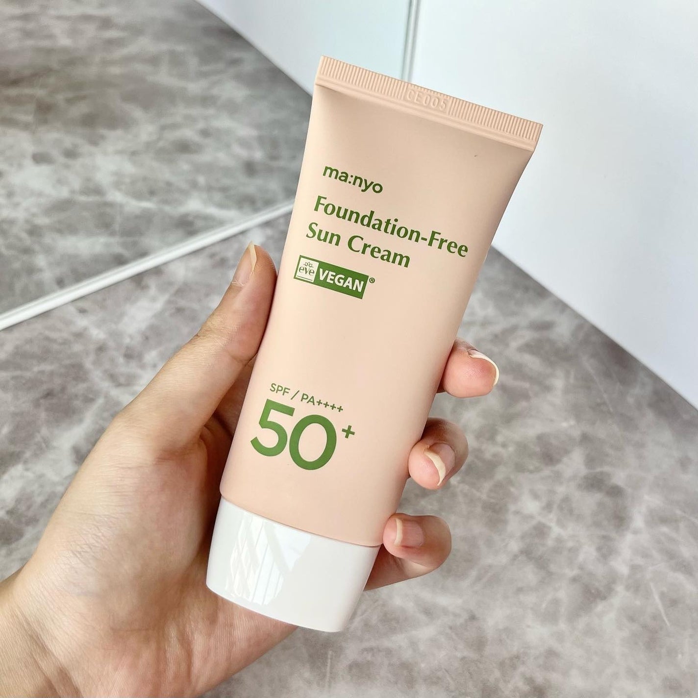ファンデフリー サンクリーム/manyo/日焼け止めクリームを使ったクチコミ(1枚目)