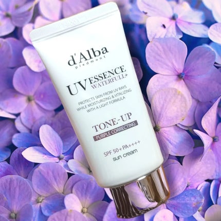 ダルバ ウォータフル トーンアップ サンクリーム(パープル)/ダルバ/日焼け止めクリームを使ったクチコミ(2枚目)