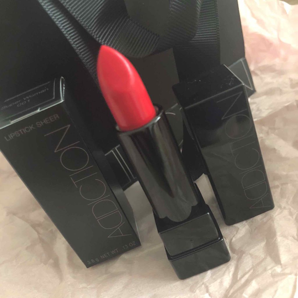 アディクション ザ リップスティック シアー/ADDICTION/口紅を使ったクチコミ（2枚目）