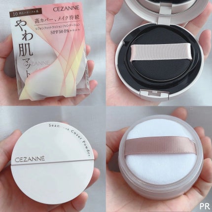 シフォンフィットクッションファンデーション/CEZANNE/クッションファンデーションを使ったクチコミ(8枚目)