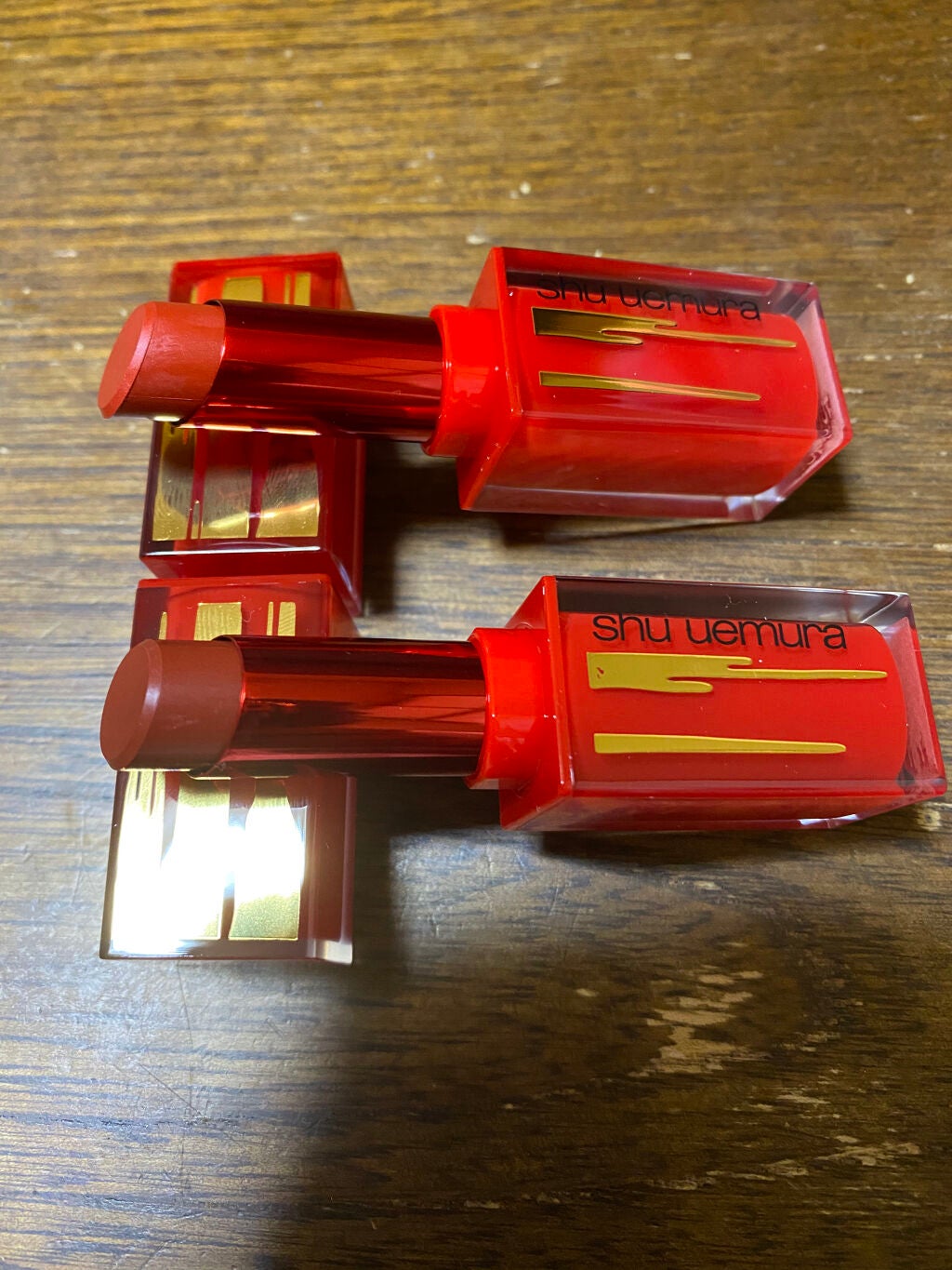 ルージュ アンリミテッド/shu uemura/口紅を使ったクチコミ(3枚目)