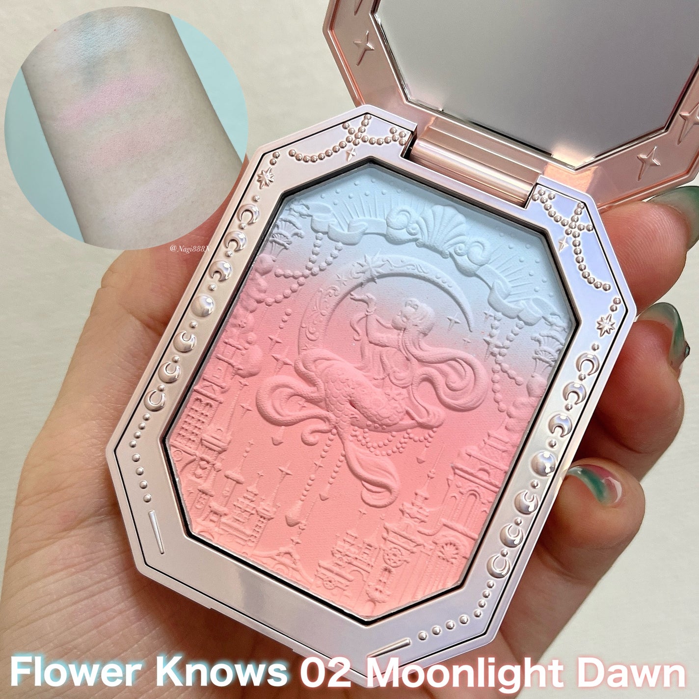 月光人魚 ジュエリーチークブラッシュ/FlowerKnows/パウダーチークを使ったクチコミ(1枚目)