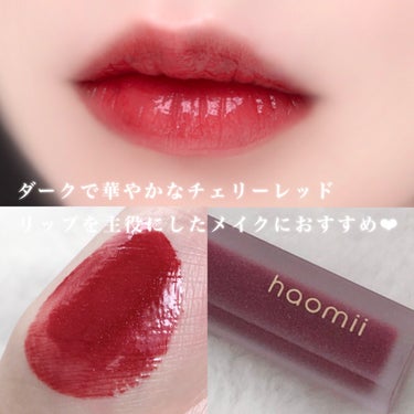 Melty flower lip tint 103 スパークルルビー/haomii/口紅の画像