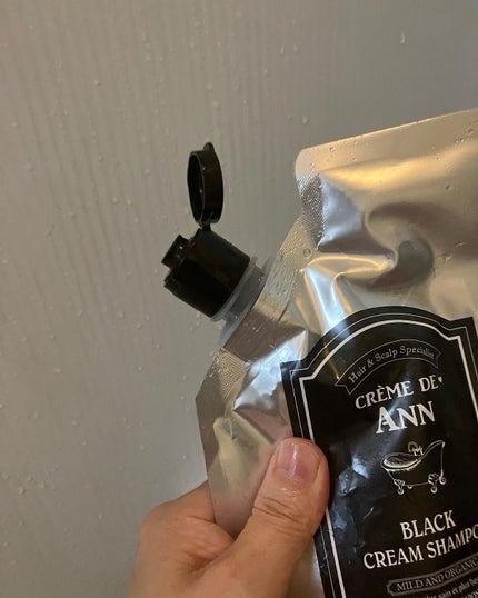 ブラッククリームシャンプー/creme de Ann/市販シャンプーを使ったクチコミ(3枚目)
