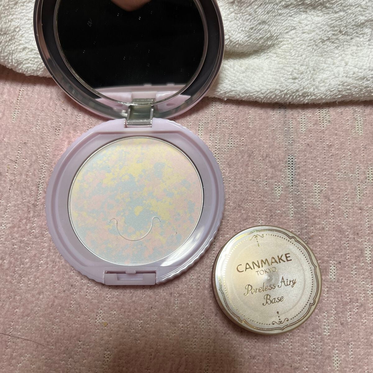 トランスペアレントフィニッシュパウダー/キャンメイク/プレストパウダーを使ったクチコミ(4枚目)