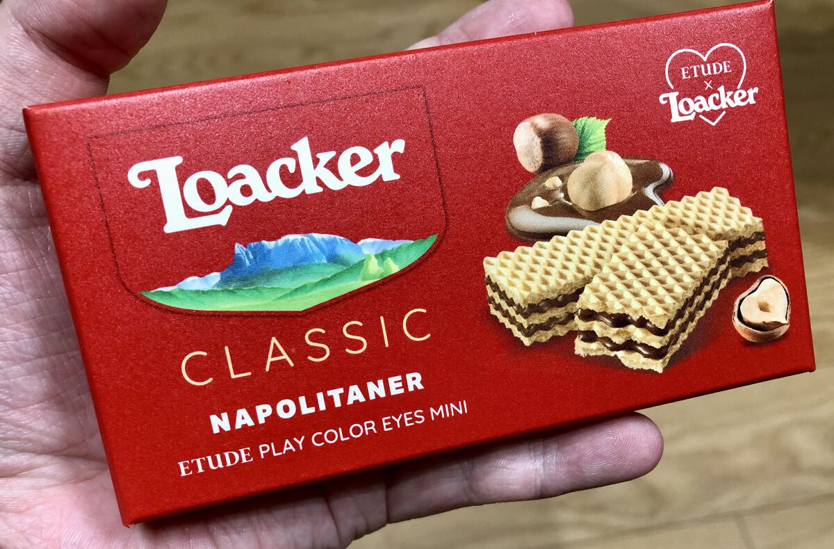 ローカー プレイカラーアイズミニ ヘーゼルナッツ/ETUDE/アイシャドウパレットを使ったクチコミ（1枚目）