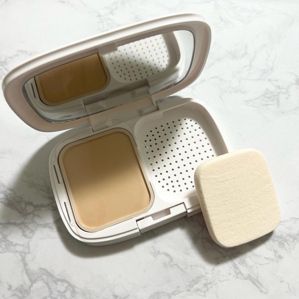 パウダーファンデーション/media luxe/パウダーファンデーションを使ったクチコミ（2枚目）