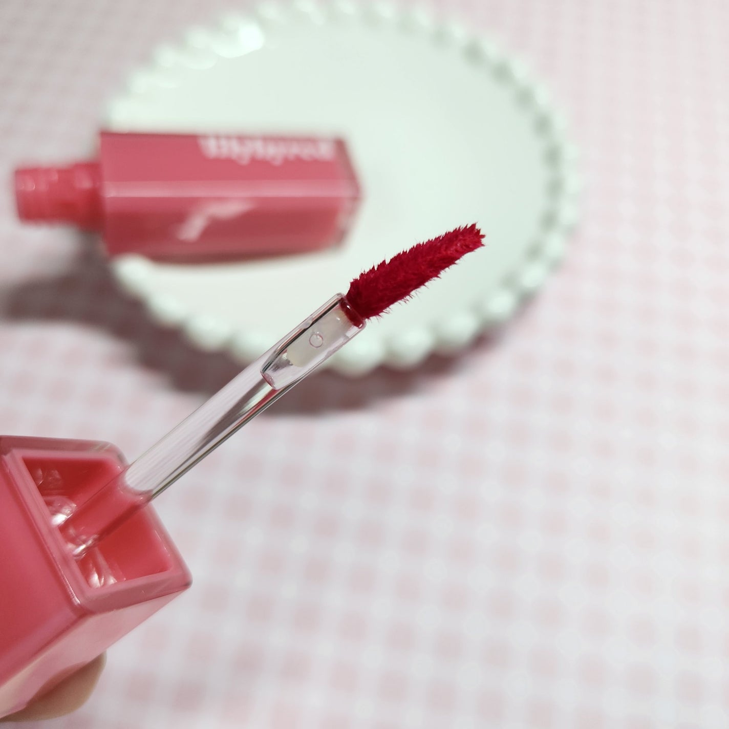 ブラッディライアー コーティングティント/lilybyred/リップティントを使ったクチコミ(4枚目)