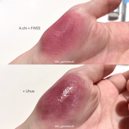 フィー リップアンドチーク ブラーリープリンポット/fwee/口紅を使ったクチコミ(1枚目)