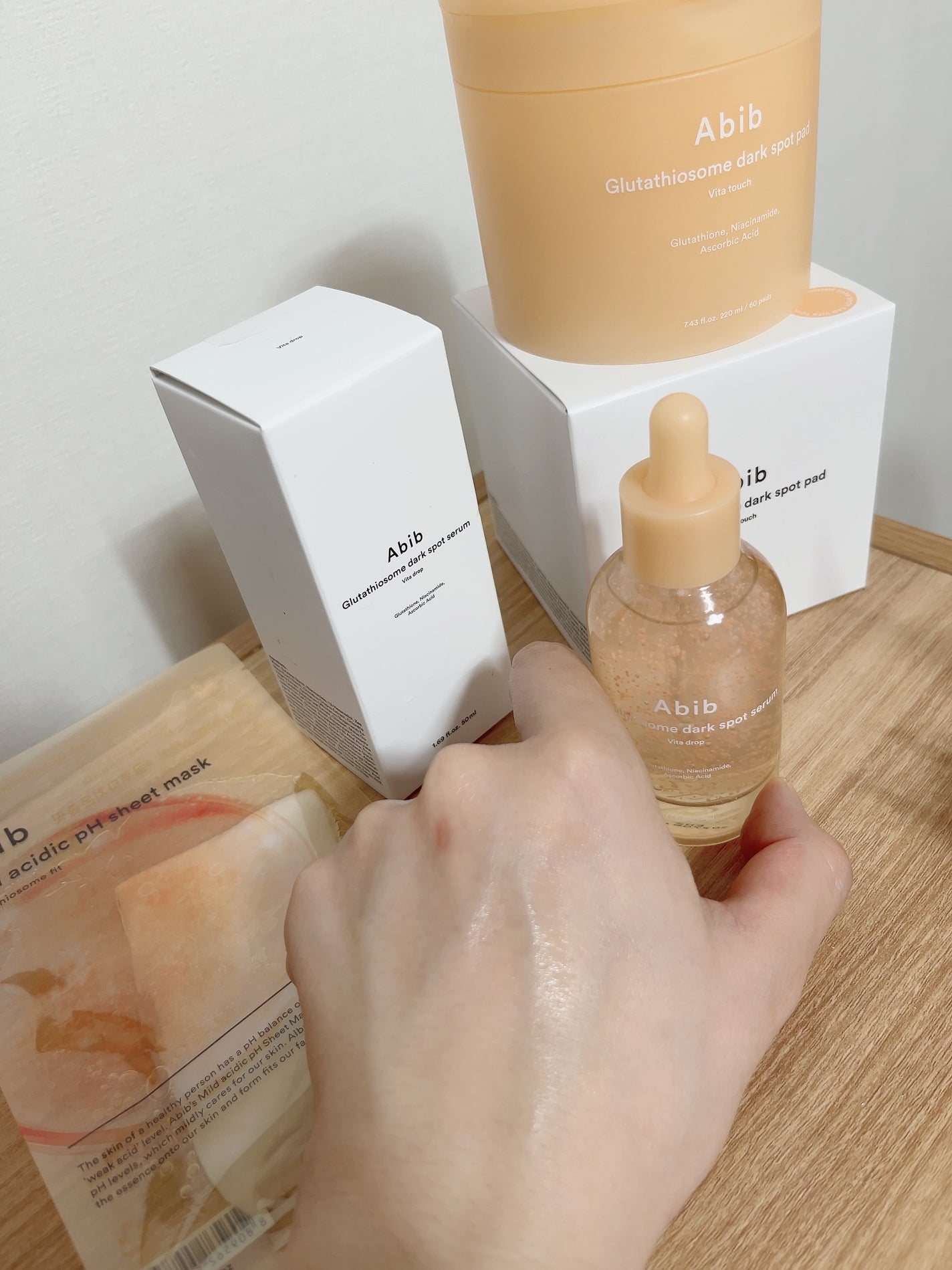 アビブ グルタチオンソームダークスポットセラムビタドロップ/Abib /美容液を使ったクチコミ(3枚目)