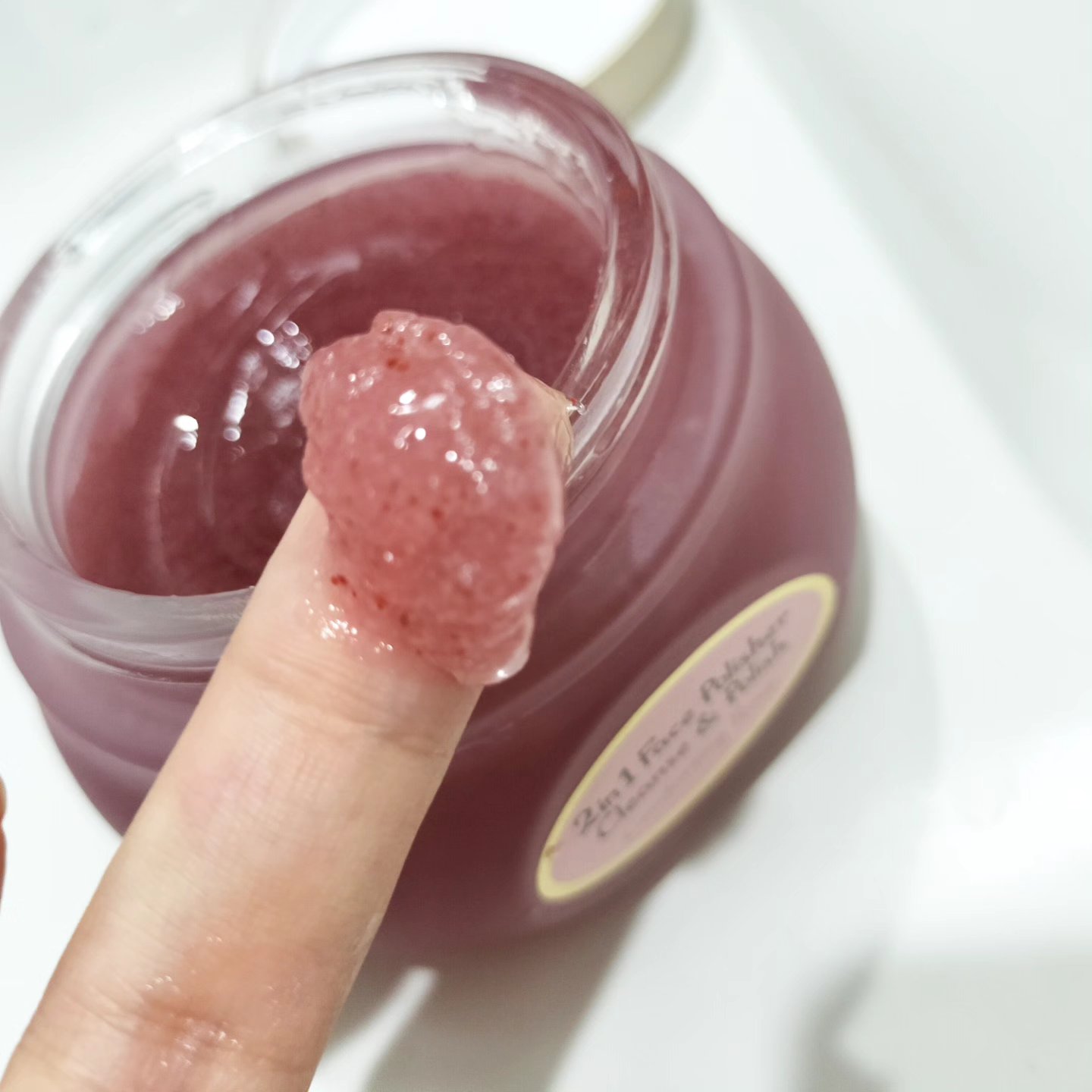 フェイスポリッシャー コンフォーティング・ローズ/SABON/スクラブ・ゴマージュを使ったクチコミ（3枚目）