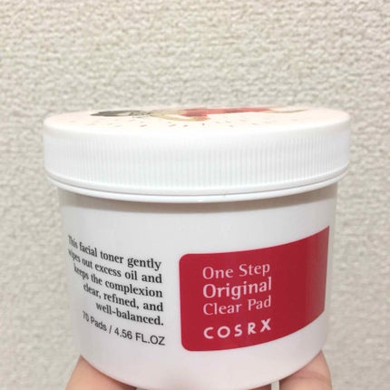 ワンステップオリジナルクリアパッド/COSRX/トナーパッドを使ったクチコミ(1枚目)