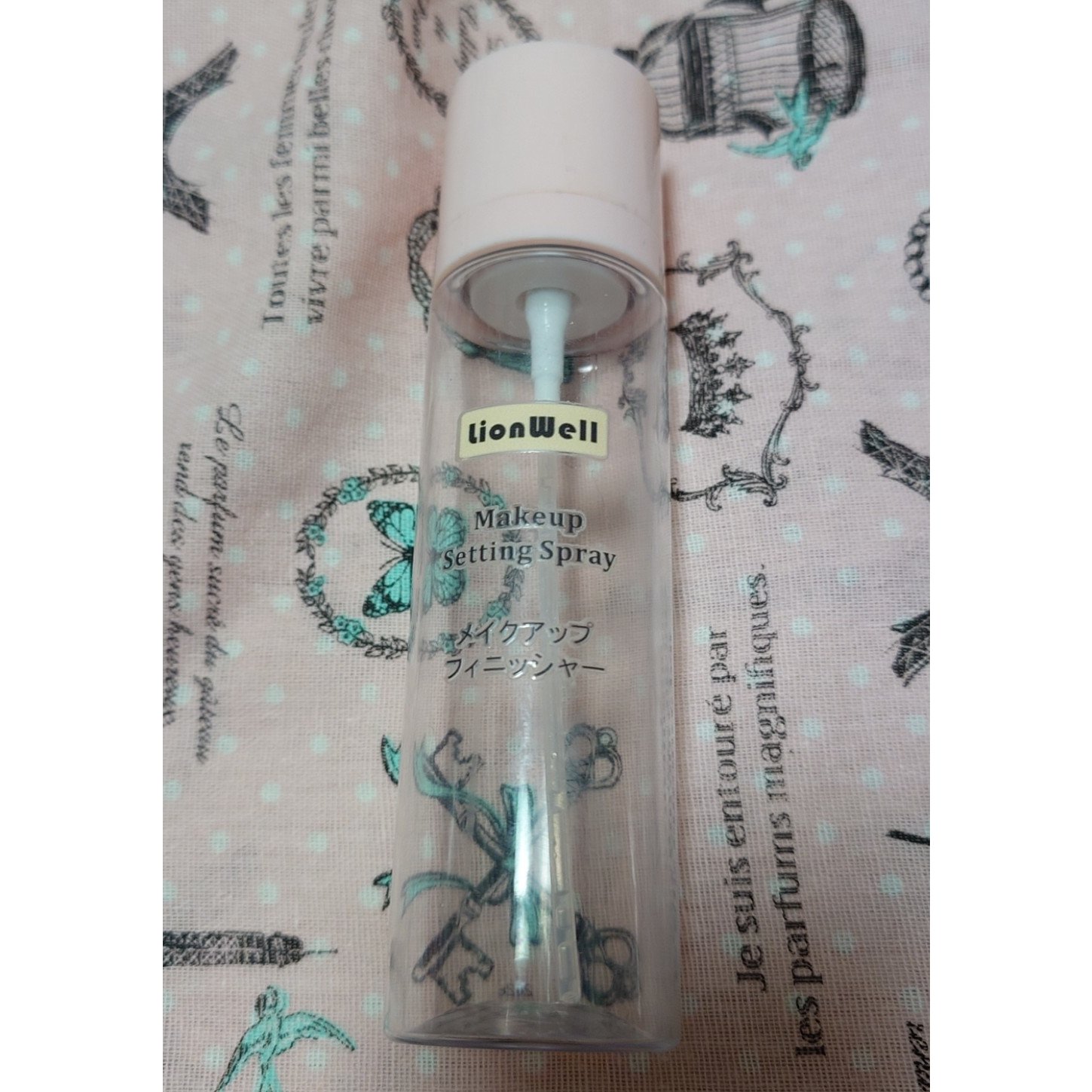 メイクアップ キープ ミスト 02 セミマット/LionWell（ライオンウェル）/フィックスミストを使ったクチコミ（1枚目）