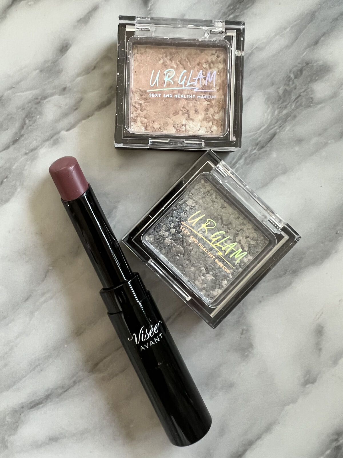 UR GLAM　MARBLE EYESHADOW 02/U R GLAM/単色アイシャドウを使ったクチコミ（2枚目）