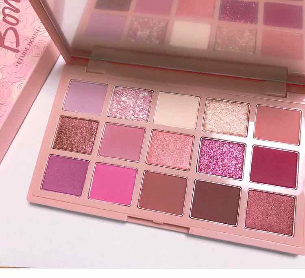 プレイカラーアイパレット ローズボム/ETUDE/アイシャドウパレットを使ったクチコミ（1枚目）