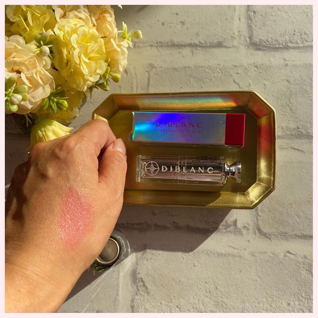  スイートハート ティントスティック/DIBLANC/リップティントを使ったクチコミ（3枚目）