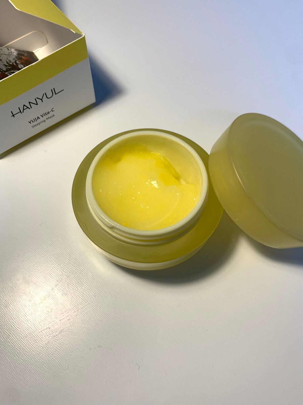 月光ゆず睡眠パック(旧バージョン)/HANYUL(ハンユル)/フェイスクリームを使ったクチコミ(3枚目)