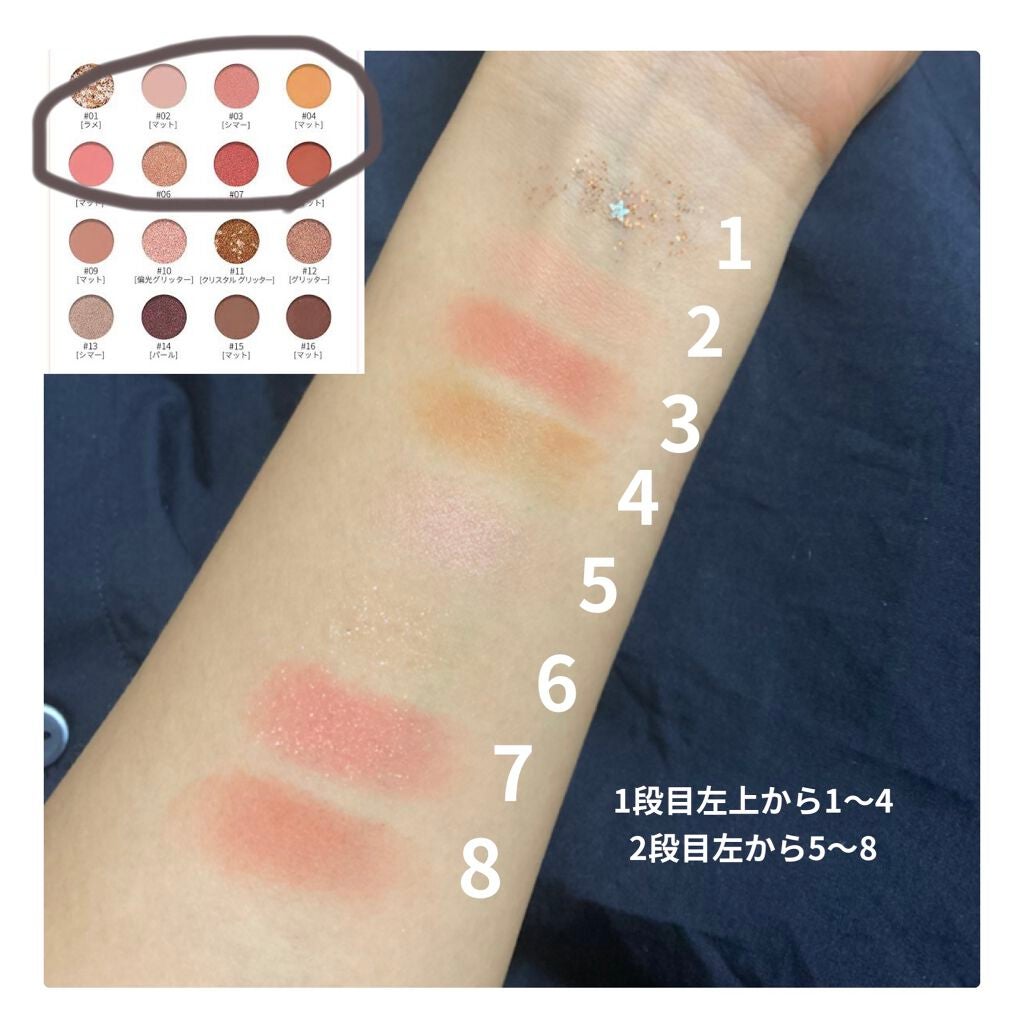 大英博物館 エジプトシリーズ アイシャドウパレット/ZEESEA/アイシャドウパレットを使ったクチコミ(2枚目)