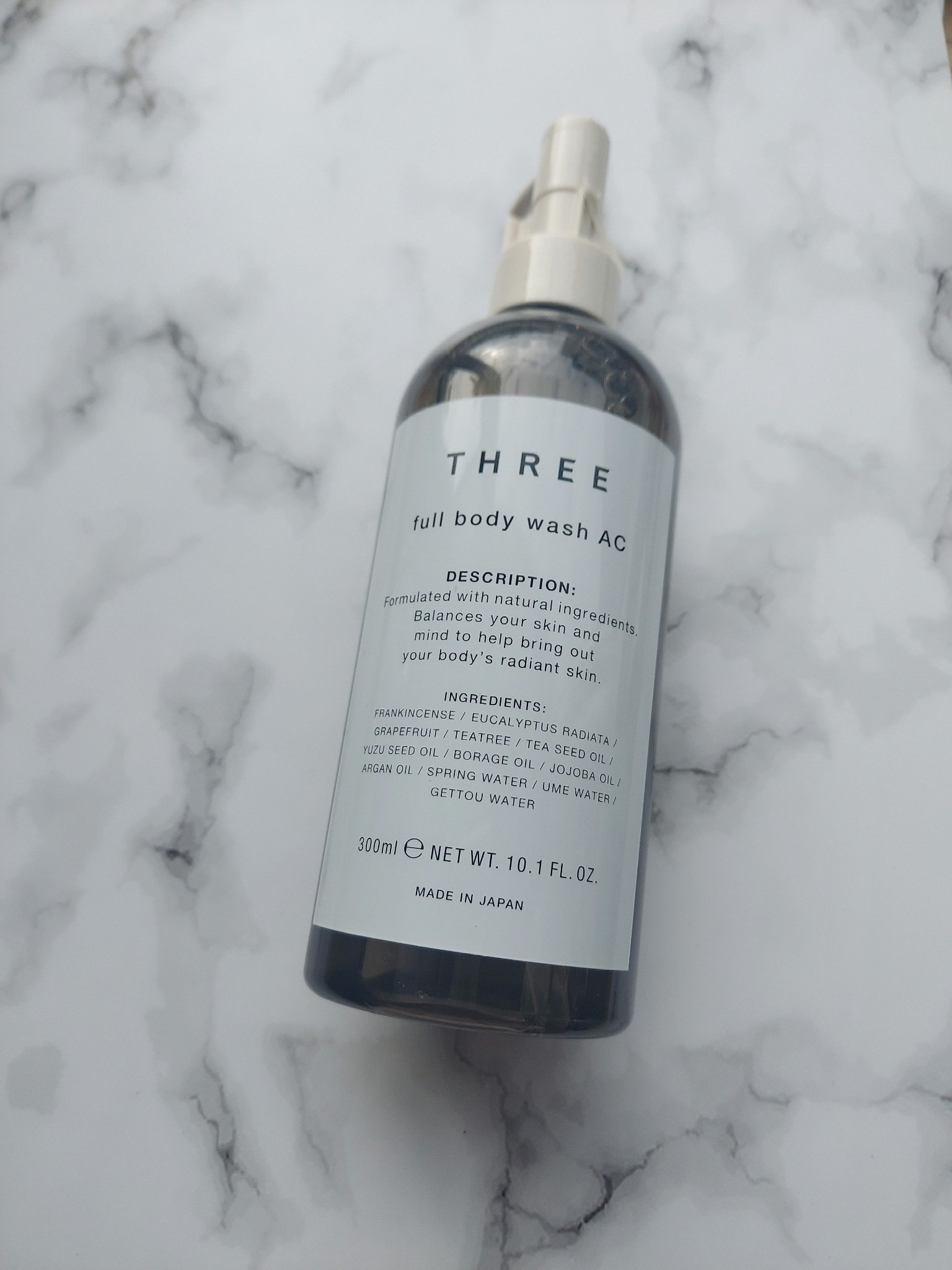 THREE フルボディ ウォッシュ ACのクチコミ「癒されたかった！
THREEフルボディ ウォッシュ AC
好きです。
至福の時間。最近ハマって.....」（1枚目）