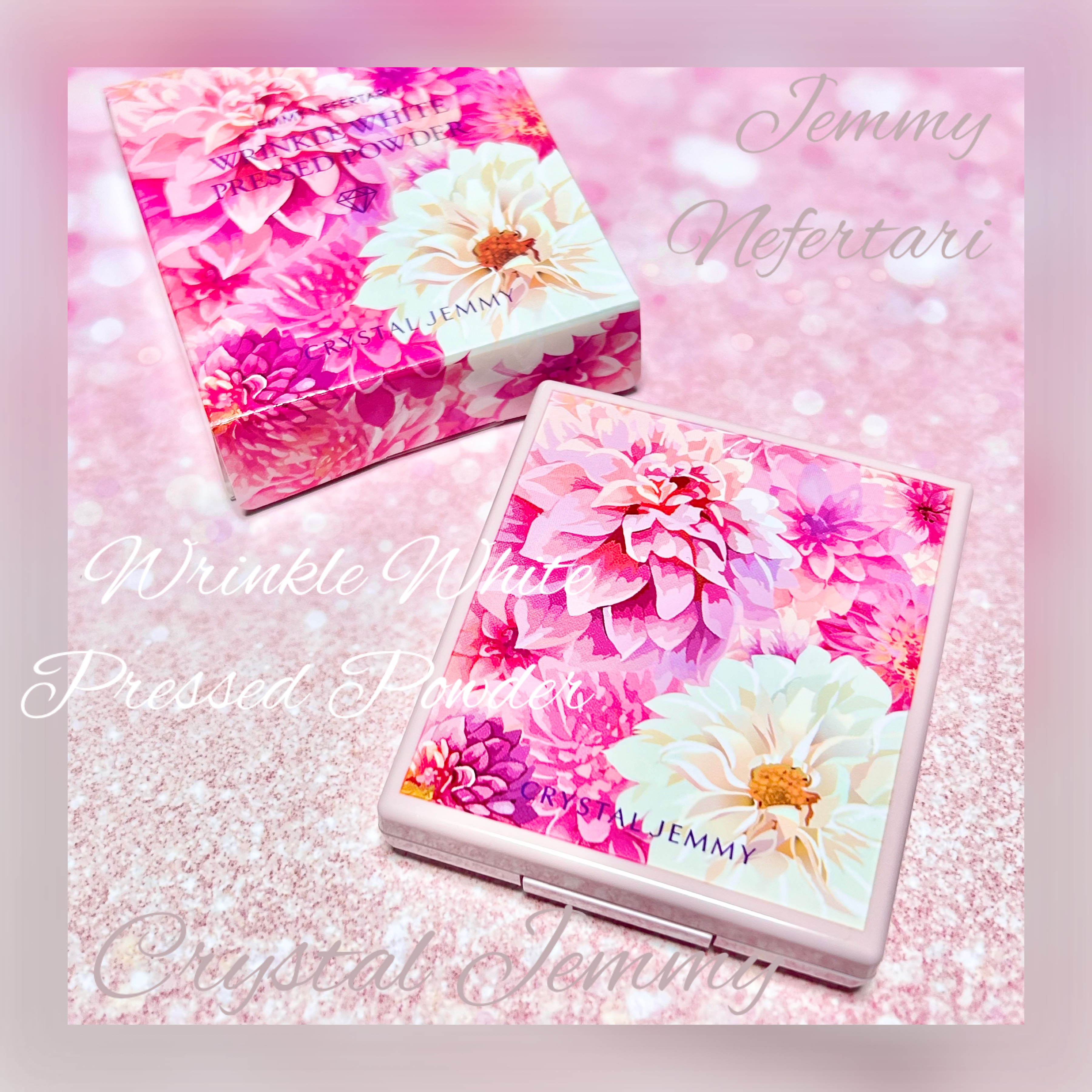 チェンジ　リンクルホワイトプレストパウダー2個・アイシャドウ&チーク　3点セット チェンジ メイク効果で透明感のある 明るい肌印象を演出 シワ