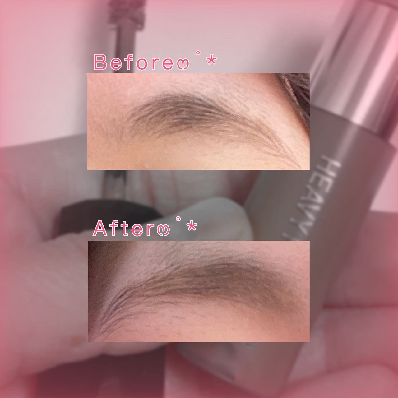 ヘビーローテーション カラーリングアイブロウEX/ヘビーローテーション/眉マスカラを使ったクチコミ（2枚目）