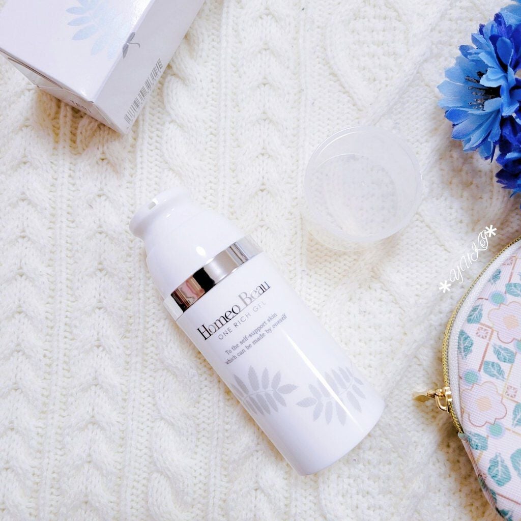 ワンリッチゲル/Homeo Beau/オールインワン化粧品を使ったクチコミ(3枚目)