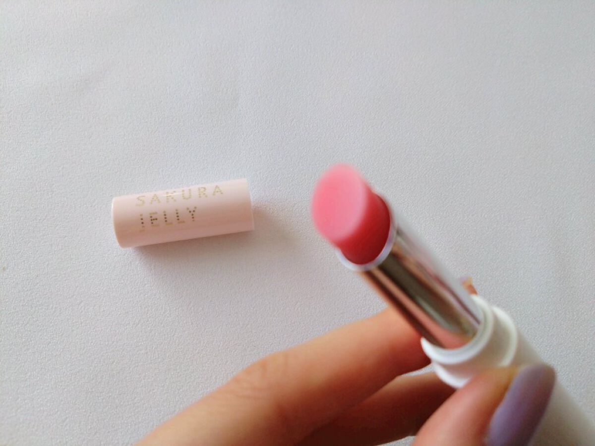 サクラジェリーエッセンス/インテグレート/リップクリームを使ったクチコミ（2枚目）
