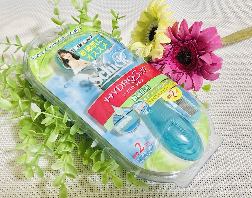 ハイドロシルク 敏感肌用 ホルダー （刃付き＋替刃１コ）/ハイドロシルク/シェーバーを使ったクチコミ（1枚目）
