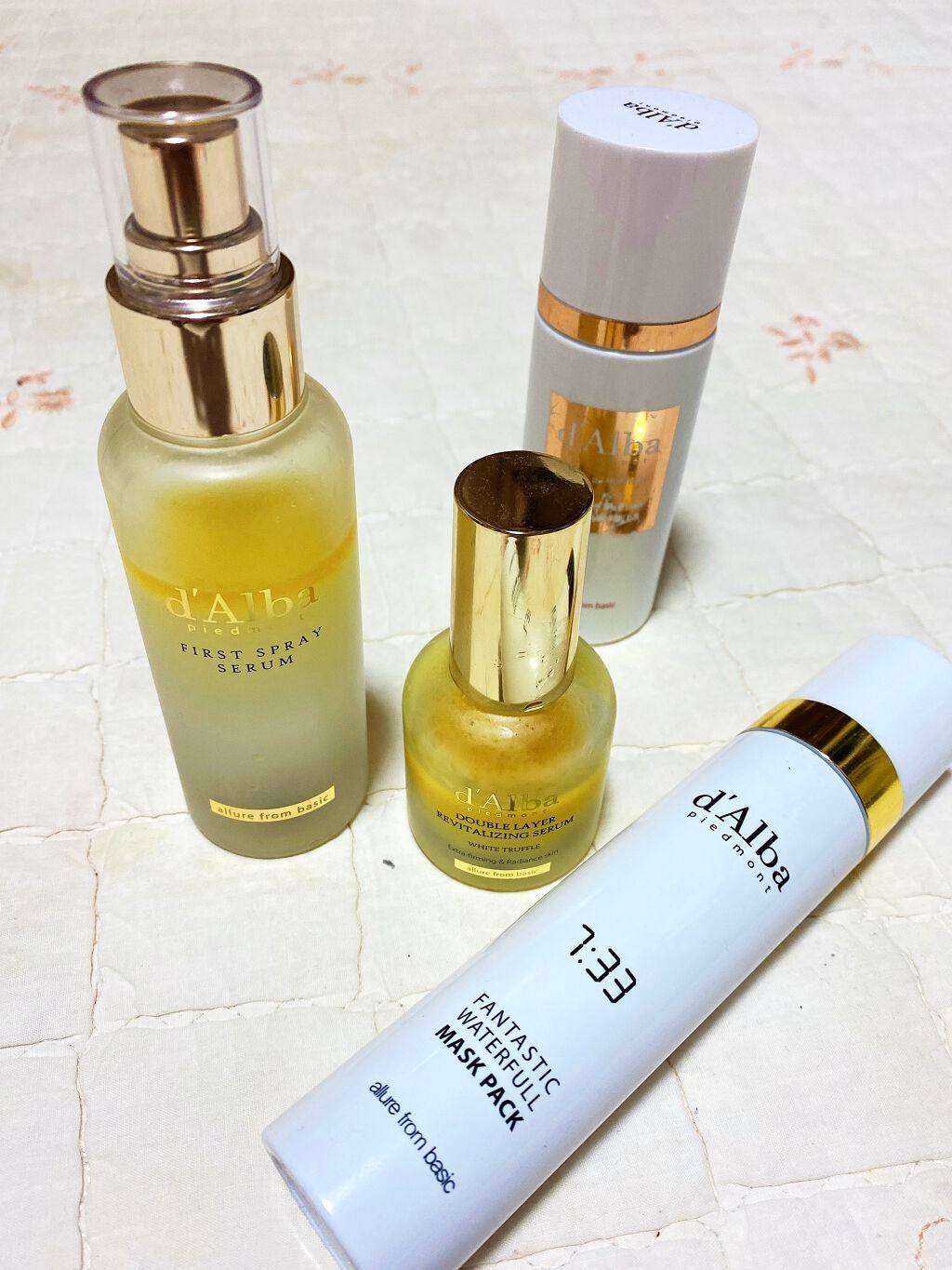 ダルバ ホワイトトリュフファーストスプレーセラム/ダルバ/ミスト状化粧水を使ったクチコミ(1枚目)