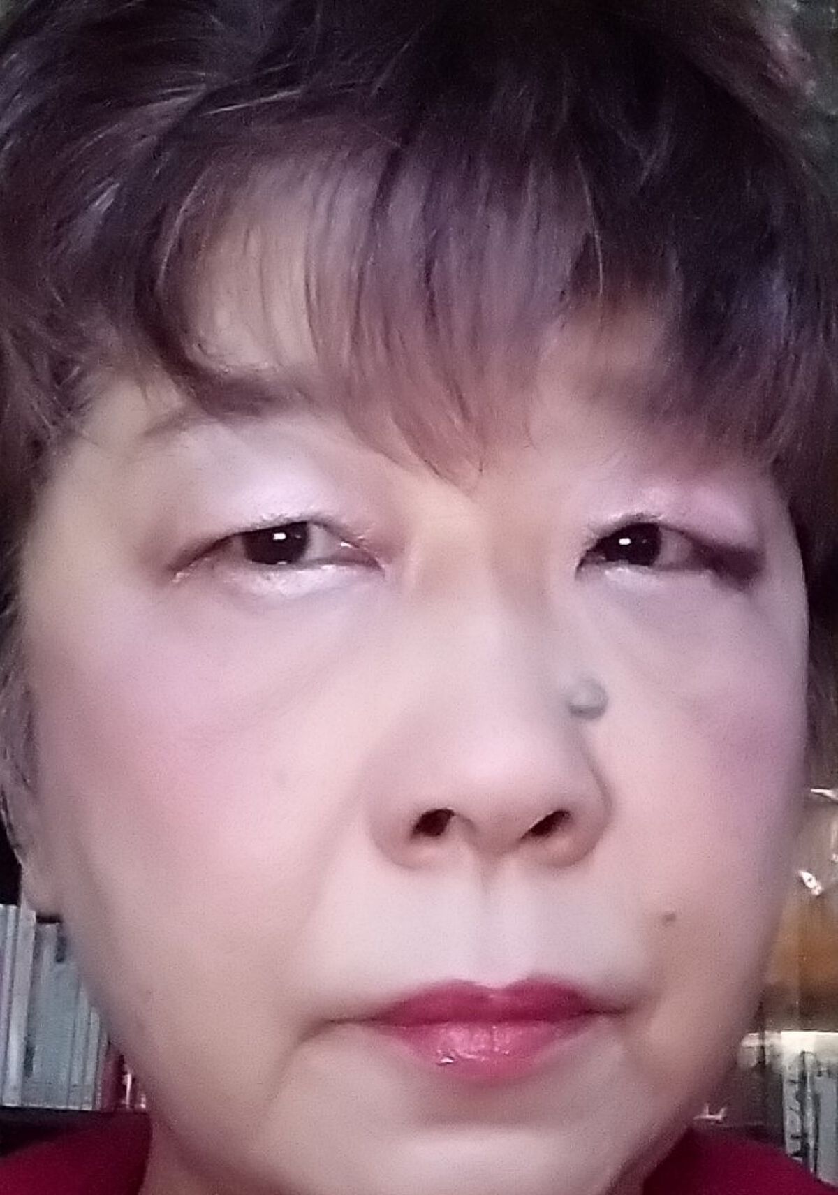 シングルカラーチーク 08 ピンクモーブ/aZTK/パウダーチークを使ったクチコミ（3枚目）