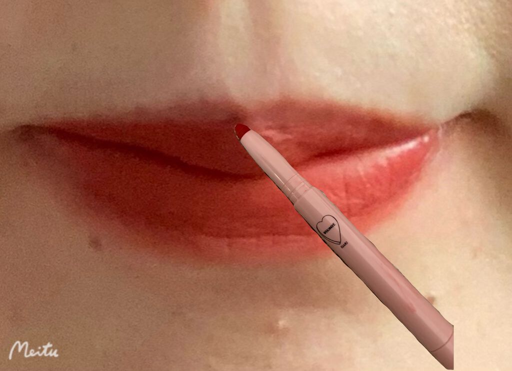 マットリップクレヨン/WHOMEE/口紅を使ったクチコミ(5枚目)