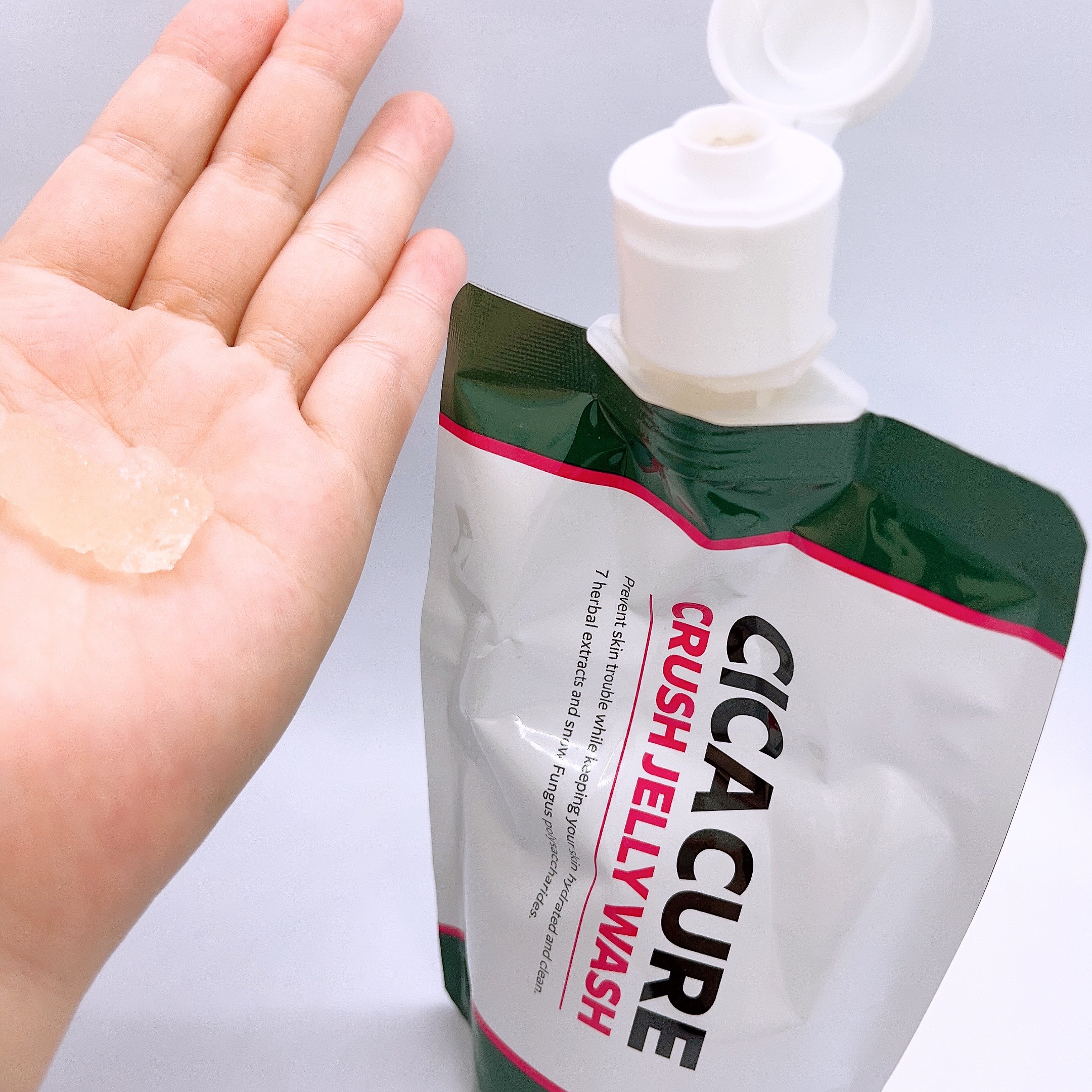 シカキュア クラッシュジェリーウォッシュ/山忠/その他洗顔料を使ったクチコミ（3枚目）